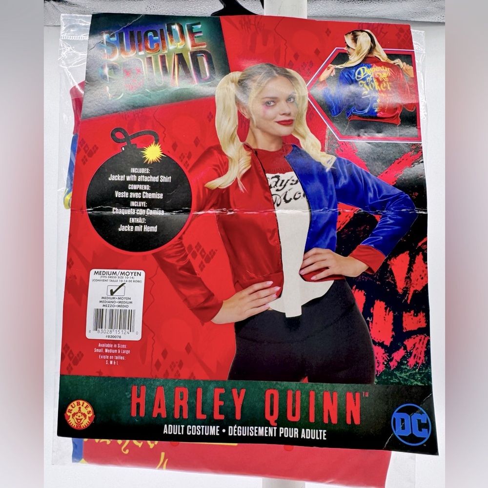 NIP Harley Quinn Jacket Sz M